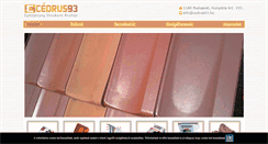 Desktop Screenshot of cedrus93.hu